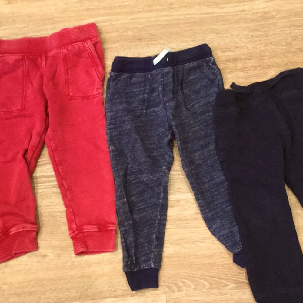Gymboree, 3 Pair, Joggers, Size 2T